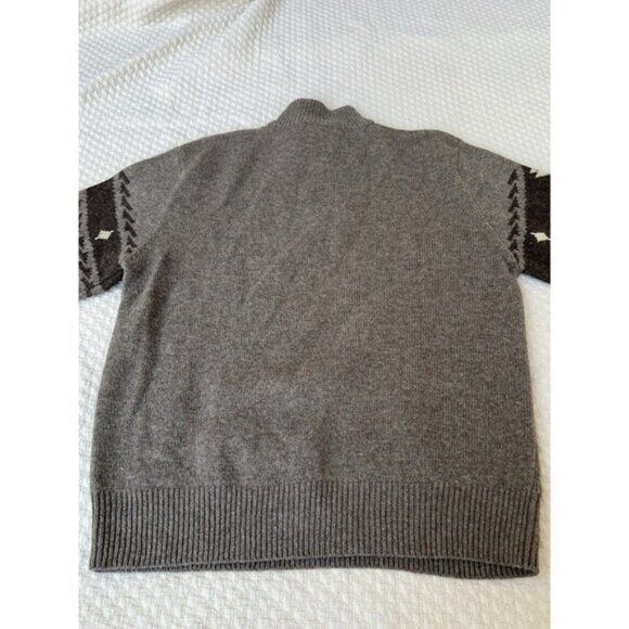Pendleton Lambswool Aztec Navajo Southwestern Quarter Zip‎ Women’s Sweater Large - Picture 10 of 15
